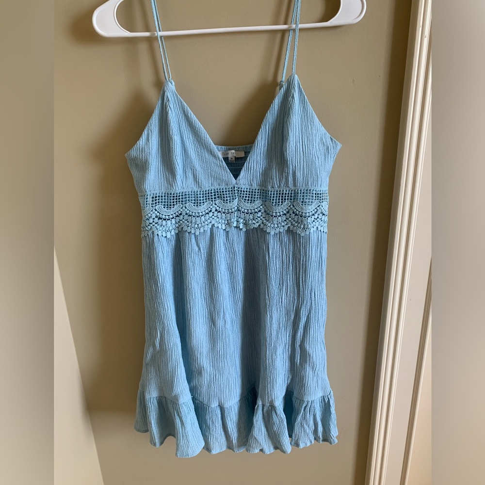 Blue dress